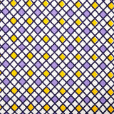 Printed Viscose Knit - ARIELLA - Trellis - Purple