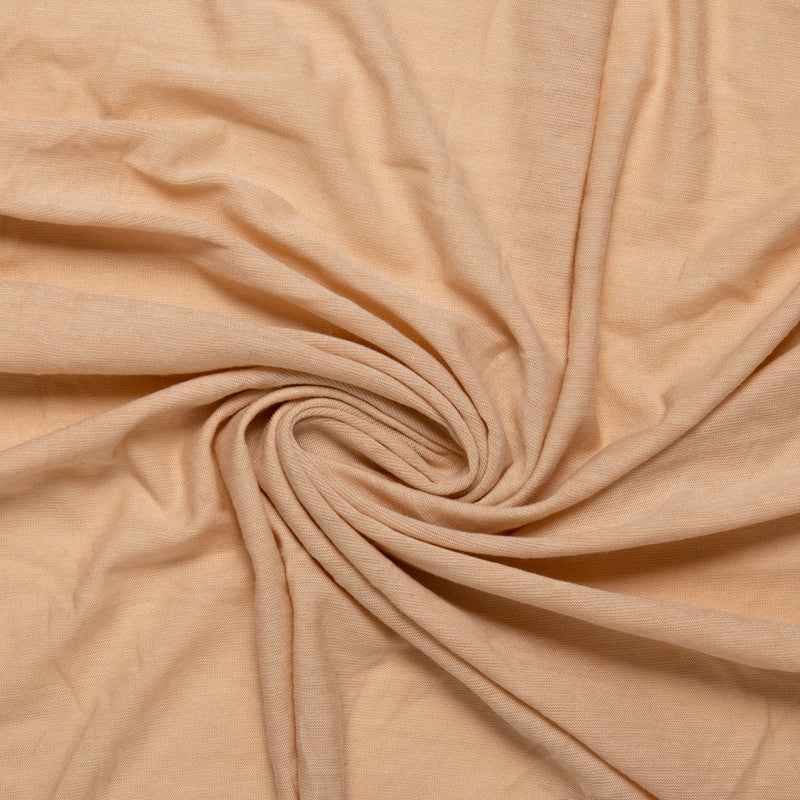 Tricot coton et lycra - FANNY - Sable