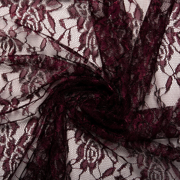 Fashion Lace - Roses - Mulberry