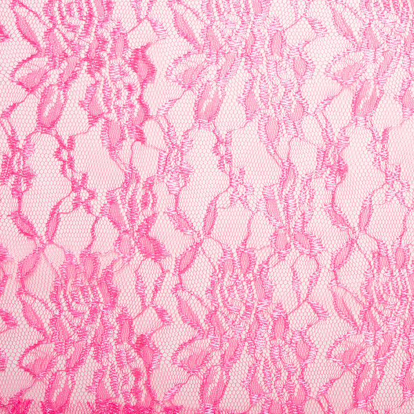 Dentelle tendance - Roses - Rose