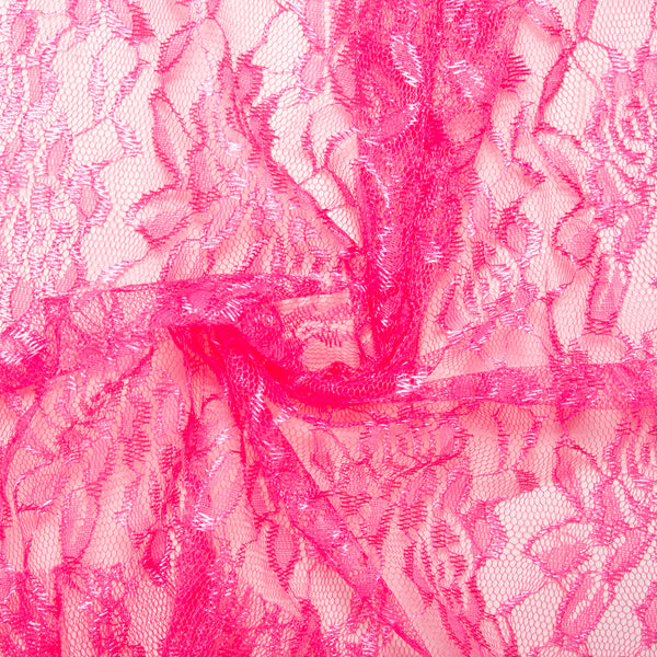 Dentelle tendance - Roses - Rose