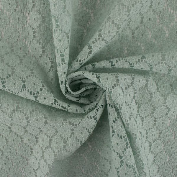 Fashion Lace - Small daisy - Green mist