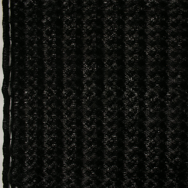 Guipure - CLEOPATRA - Stripes - Black