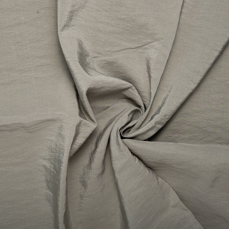 Crushed Outerwear Fabric - Taupe