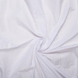 Crushed Outerwear Fabric - White