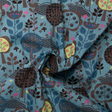 Printed Cotton - ZILLION - Tree - Teal