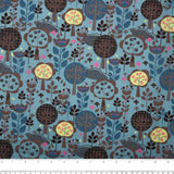 Printed Cotton - ZILLION - Tree - Teal