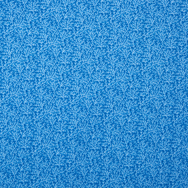 Printed Cotton - ZILLION - Branch - Frosty blue