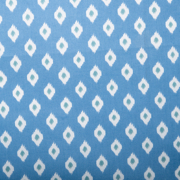 Coton imprimé - ZILLION - Abstraits - Bleu
