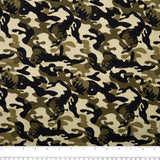 Printed Cotton Poplin - WOO HOO - Camouflage / Shrek - Green