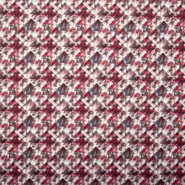 Digital Printed cotton - MEDLEY - Plaids - Red