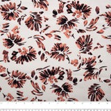 Printed Rayon Linen - BORA BORA - Florals - Orange