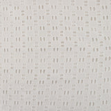 Coton tendance brodé - Carrés - Blanc