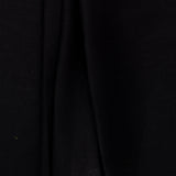 Solid Stretch Cotton Poplin - PAULINA - Black