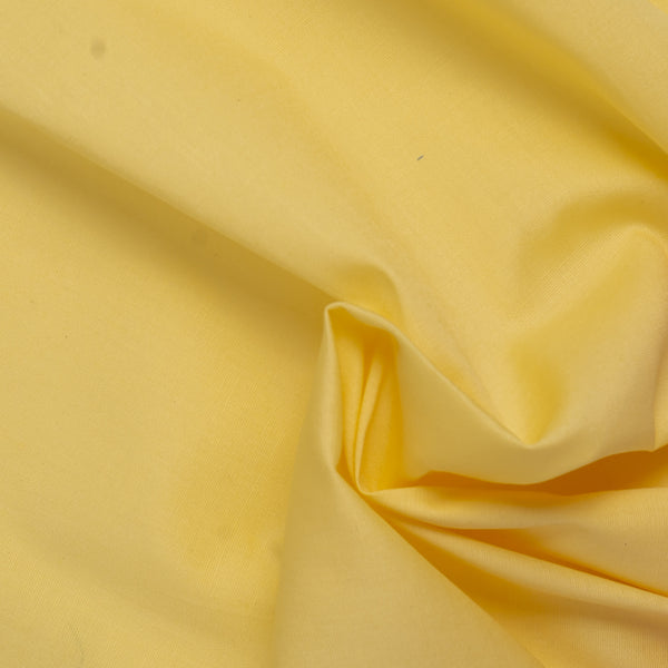 Popeline de coton extensible uni - PAULINA - Crème