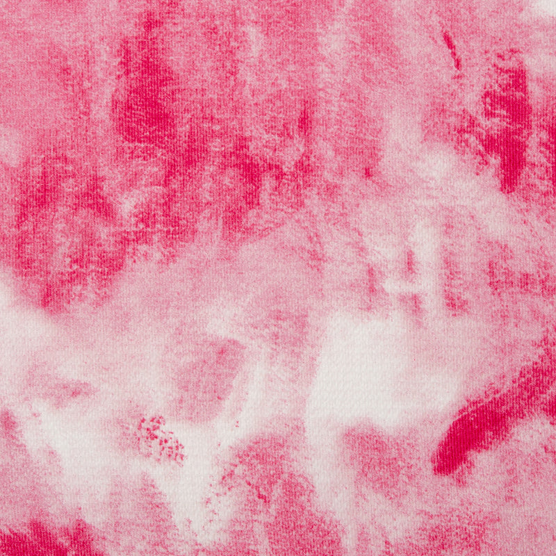 Georgette texturée imprimée - Tie dye - Rose