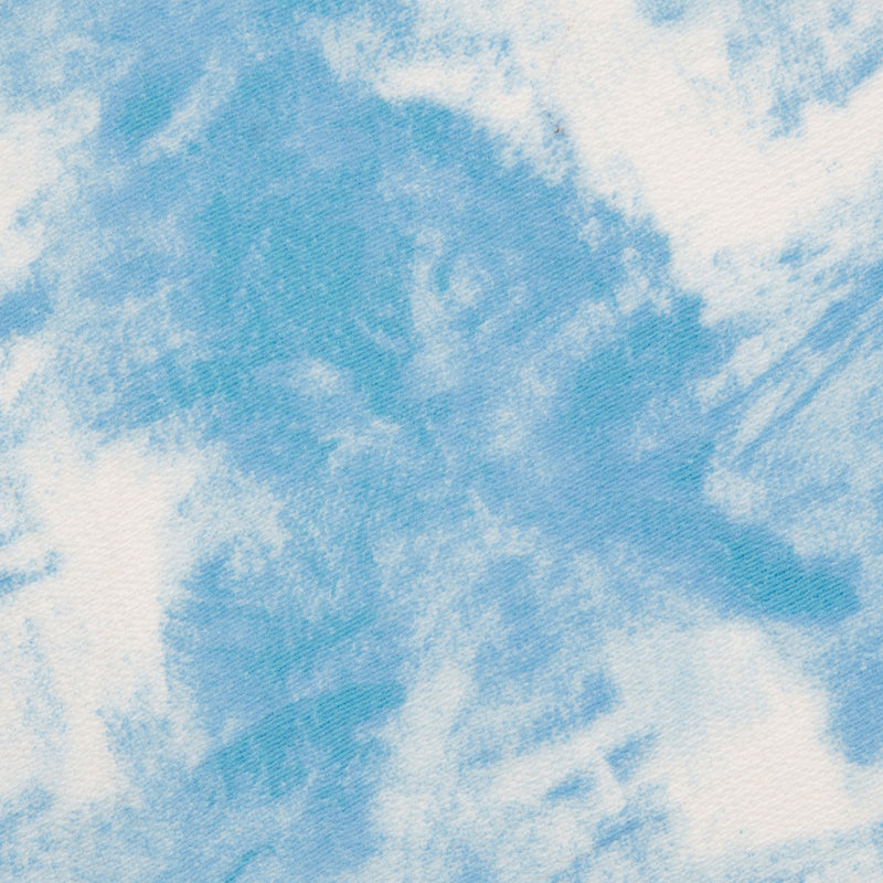 Georgette texturée imprimée - Tie dye - Bleu