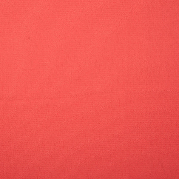 Solid textured georgette - Coral