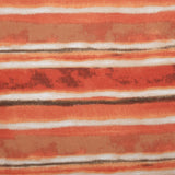 Rayon Voile Print - ALISSA - Stripes - Dark peach