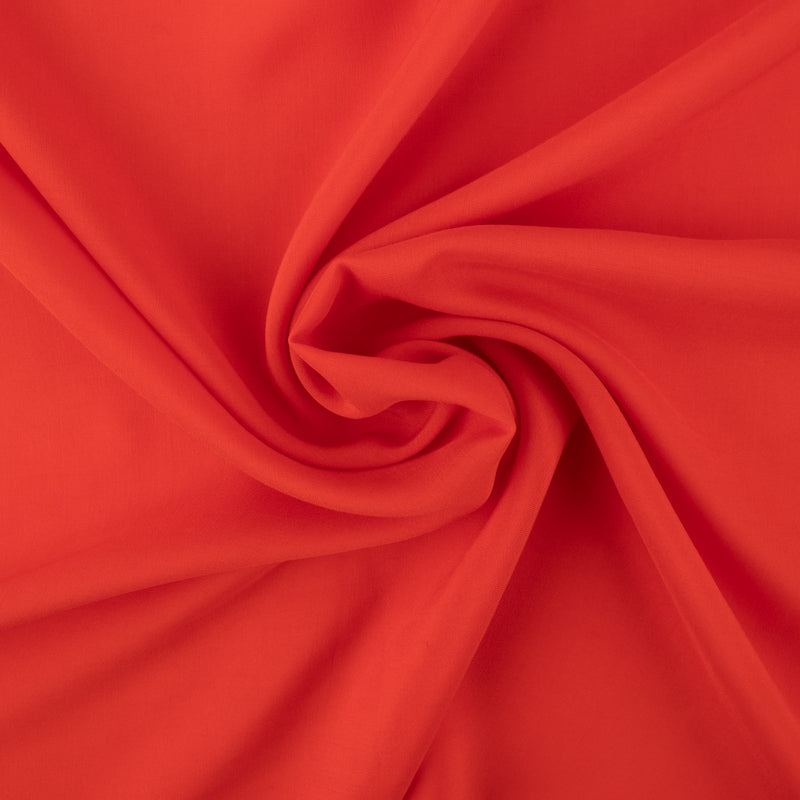 Solid rayon voile - ALISSA - Red