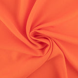 Solid polyester rayon - ANNA - Orange