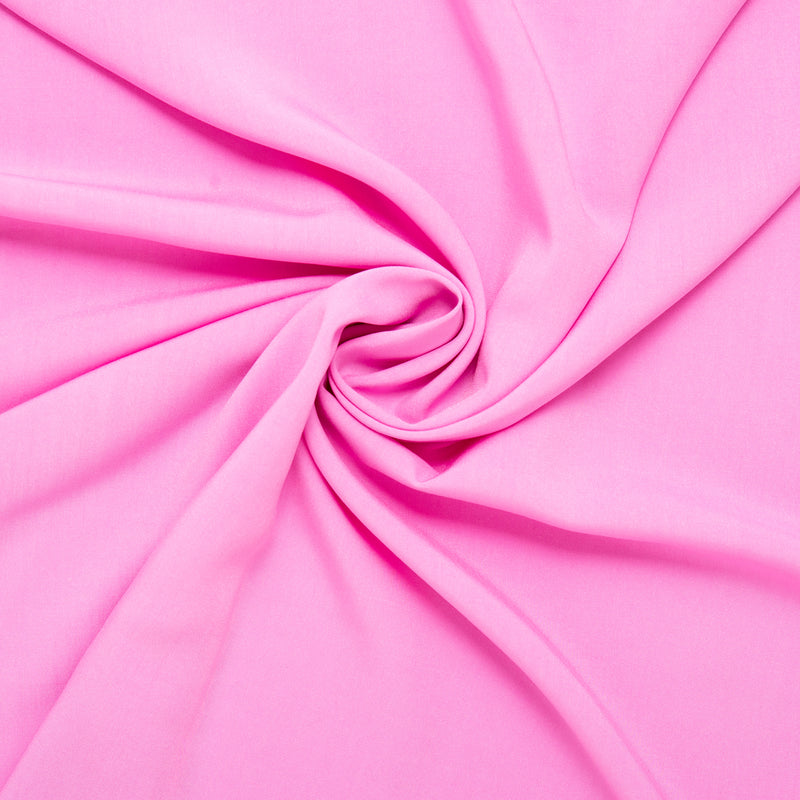 Solid Rayon Poplin - POPPY - Medium pink