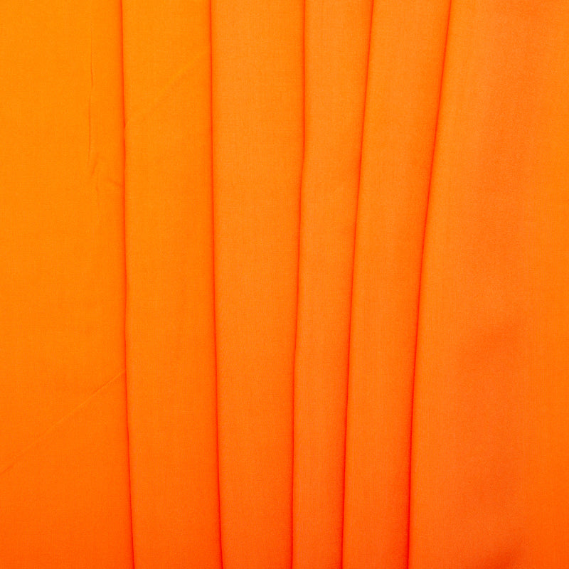 Solid Rayon Poplin - POPPY - Orange