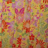 Printed Rayon Poplin - POPPY - Daisy - Lemon peel