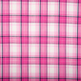 Cotton plaid - KENDRA - Flamingo