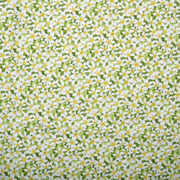 Printed Cotton - FRESH PICKED LEMONS - Florals - Green
