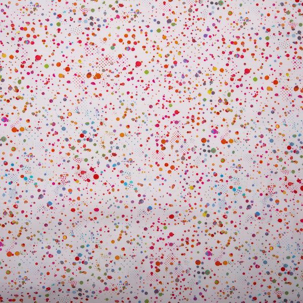 Digital Printed Cotton - CATSVILLE - Dots - White