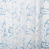 Coton imprimé - SALLE DE COUTURE - Papier à patron - Bleu