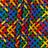 Printed Cotton - RAINBOW CREATIVE - Trellis - Black