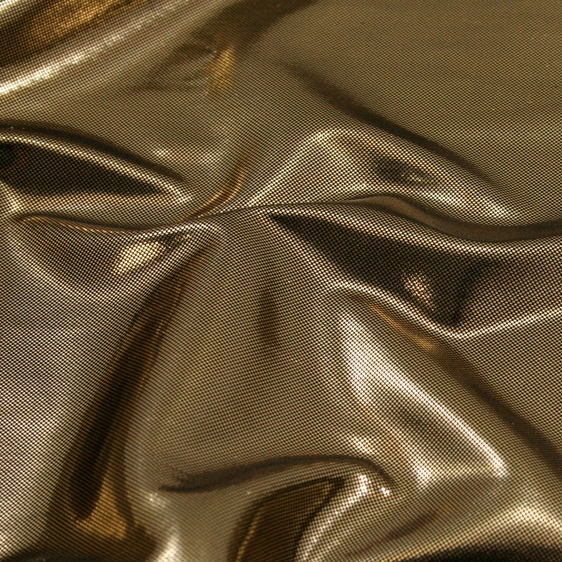 Silk Blend Liquid Look Metallic Organza