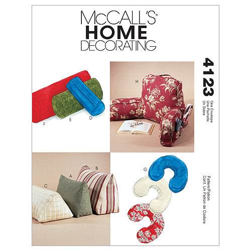 M4123 Comfort Zone Pillows & Bolsters (size: All Sizes In One Envelope)