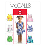 M5416 Toddlers' Tops, Dresses and Shorts (size: All Sizes In One Envelope)