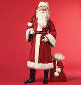 M5550 Misses'/Men's Santa Costumes and Bag