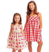 M5613 Children's/Girls' Dresses (size: 3-4-5-6)