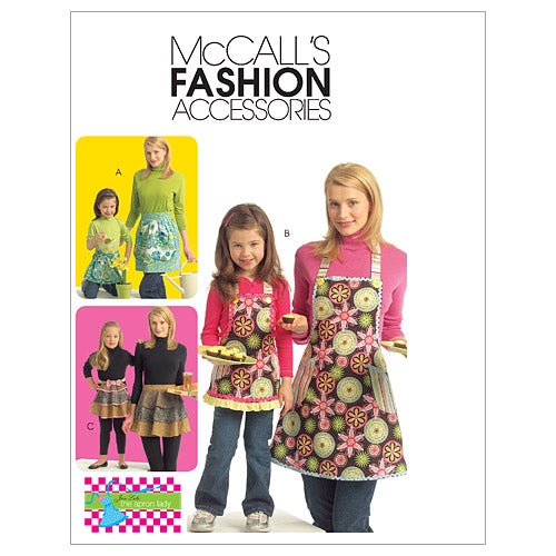 M5720 Misses'/Chldren's/Girls' Aprons (size: All Sizes In One Envelope)