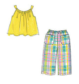 M5797 Haut, robe, short et pantalon - Enfant/Fille (grandeur : 3-4-5-6)