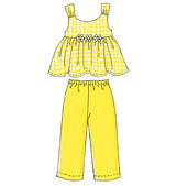 M6017 Haut, robe, short et pantalon - Jeune enfant (grandeur : 1-2-3)
