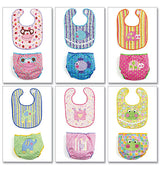 M6108 Infants' Bibs and Diaper Covers (size: All Sizes In One Envelope)