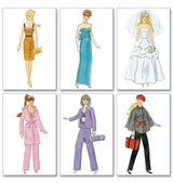 M6258 Fashion Clothes For 11&frac12;" Doll (size: One Size Only)