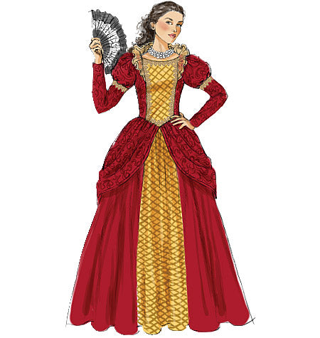 M6420 Déguisement - Jeune femme/Enfant/fille (grandeur : (3-4) (5-6) (7-8))