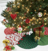 M6453 Décoration, couronne, cache-pied et bas de Noël (grandeur : Une seule taille)