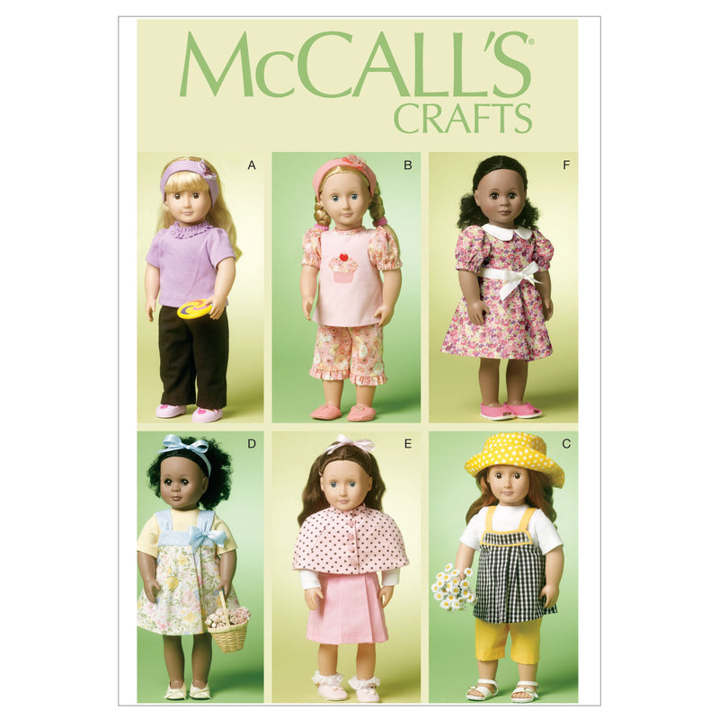 M6526 18" (46cm) Doll Clothes (size: One Size Only)