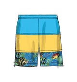 M6548 Children's/Boys' Shirt, Top and Shorts (size: 7-8-10-12-14)