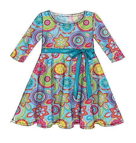 M6915 Chidren's/Girls' Dresses (size: 3-4-5-6)