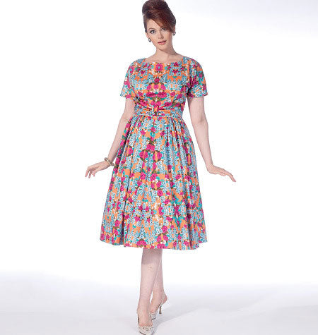 M7086 Misses'/Women's Dresses (size: 18W-20W-22W-24W)