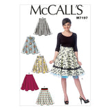 M7197 Misses' Skirts (Size: 6-8-10-12-14)